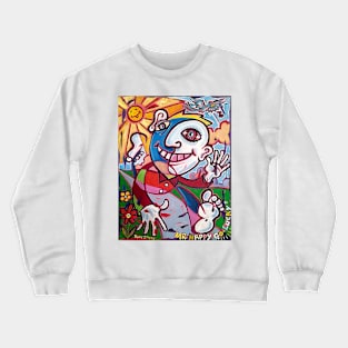 'MR. HAPPY-GO-LUCKY' Crewneck Sweatshirt
